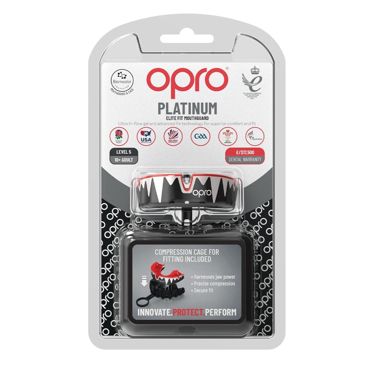 OPRO Zahnschutz Platinum GEN5 - Rot