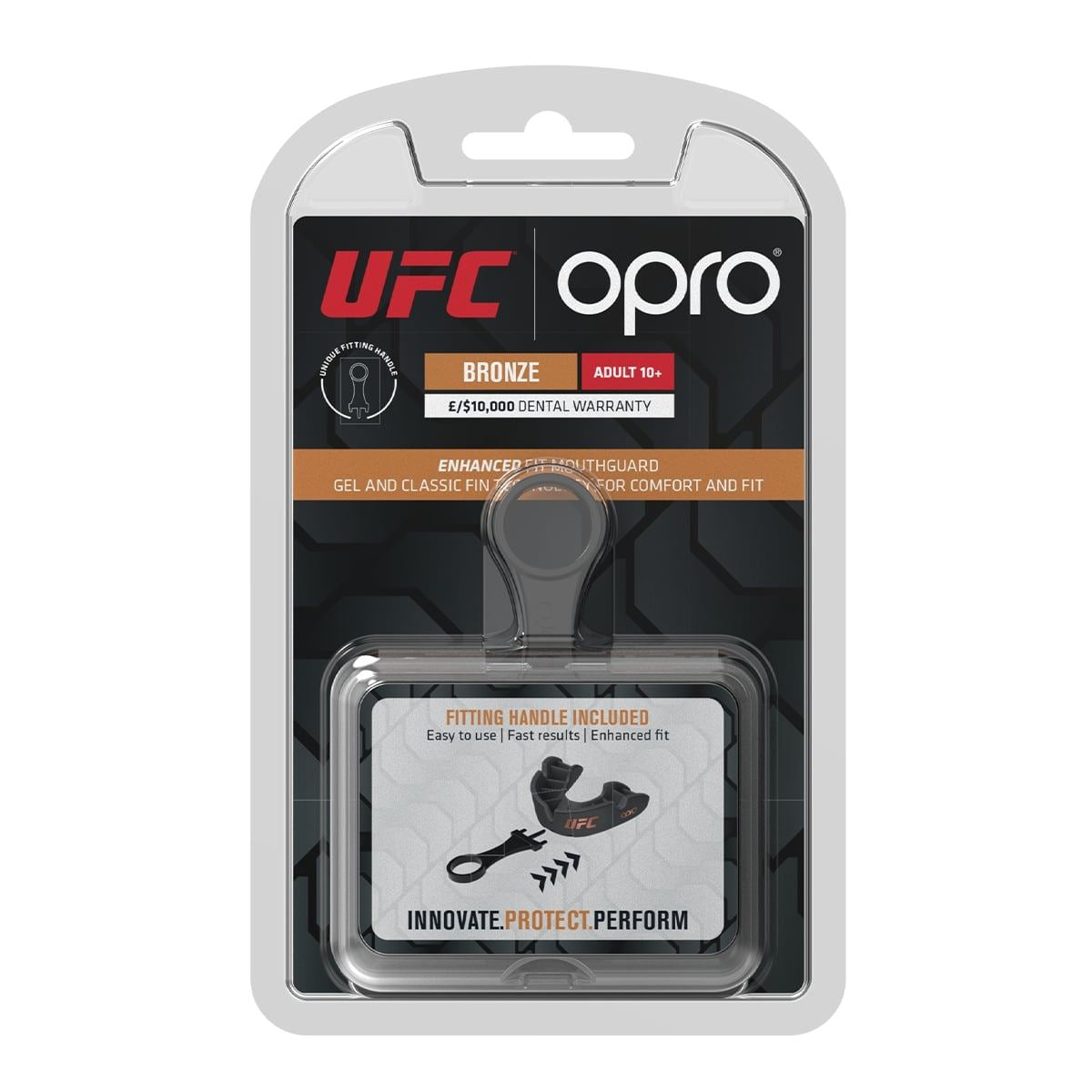 OPRO "UFC" Zahnschutz Bronze Senior - Weiss