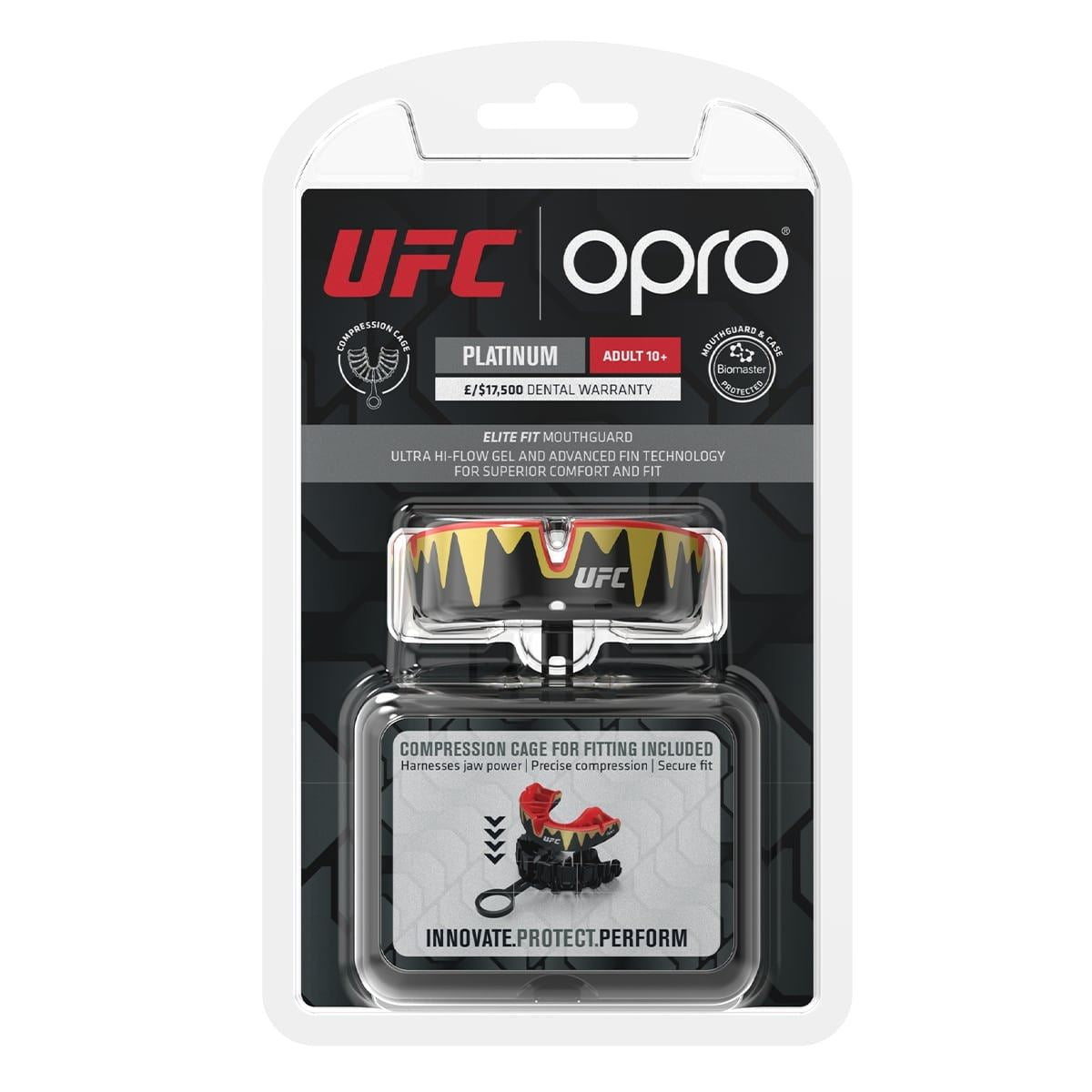 OPRO "UFC" Zahnschutz Platinum Fangz - Gold