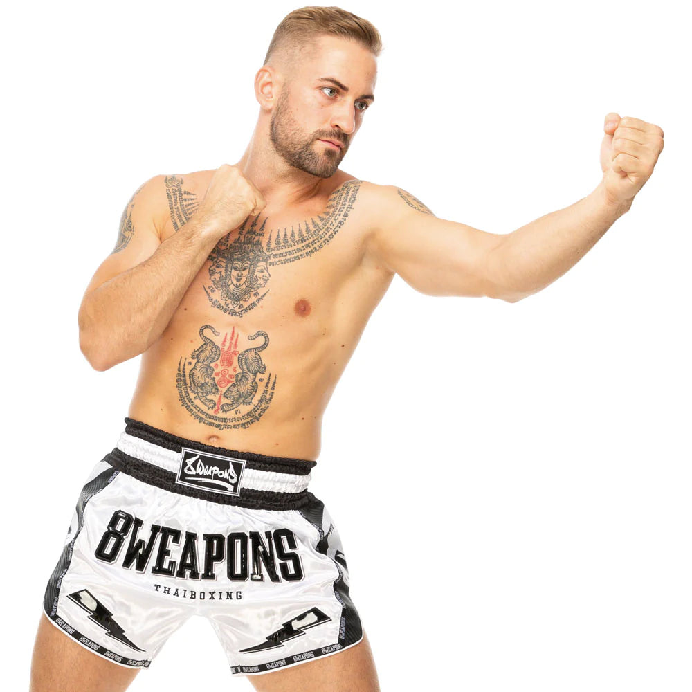 8 WEAPONS Shorts, Carbon, Snow Night - FIGHTWEAR
