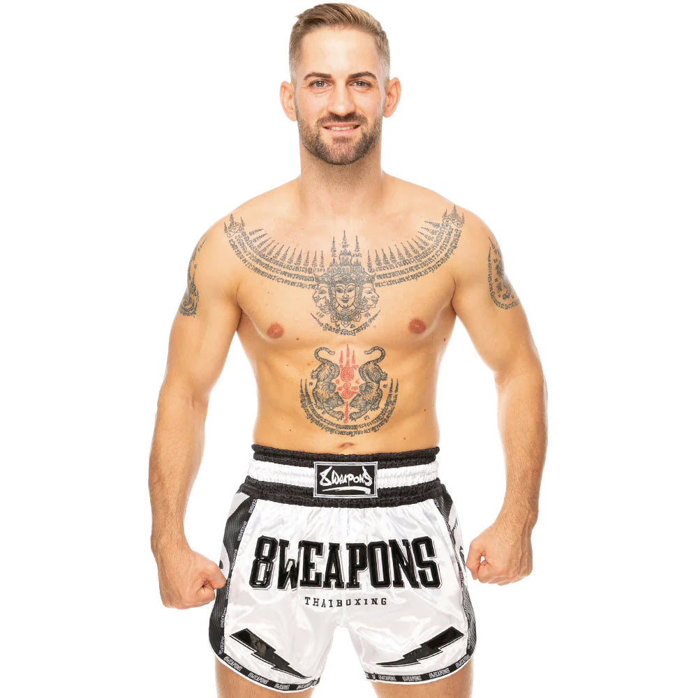 8 WEAPONS Shorts, Carbon, Snow Night - FIGHTWEAR