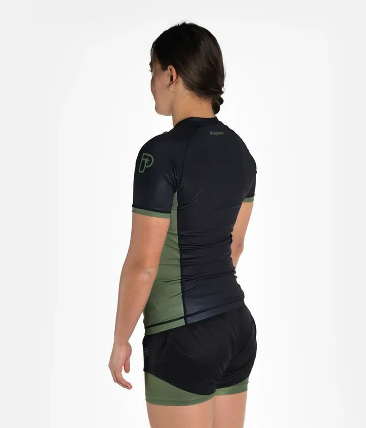 Rashguard noir pour femme Progress Academy +
