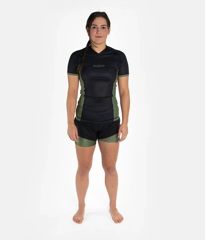 Rashguard noir pour femme Progress Academy +