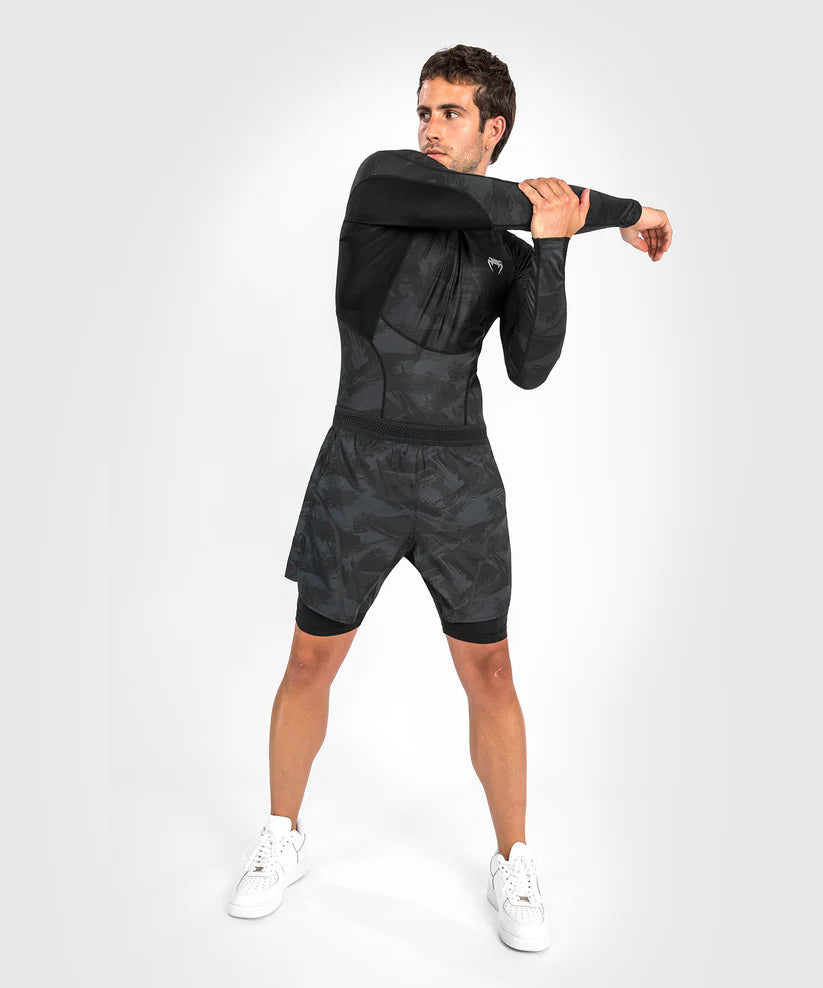 Rashguard Venum Electron 3.0 Manches Longues - Noir