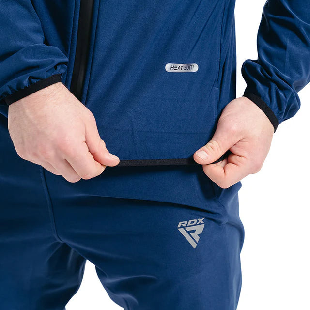 Tuta da sauna per la perdita di peso RDX H2 - Blu
