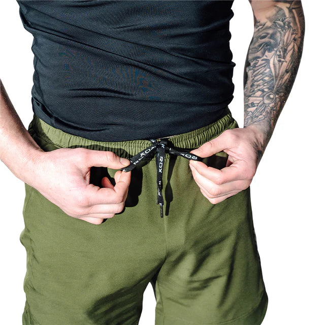 Short de compression MMA 2 en 1 RDX T16 - Vert militaire