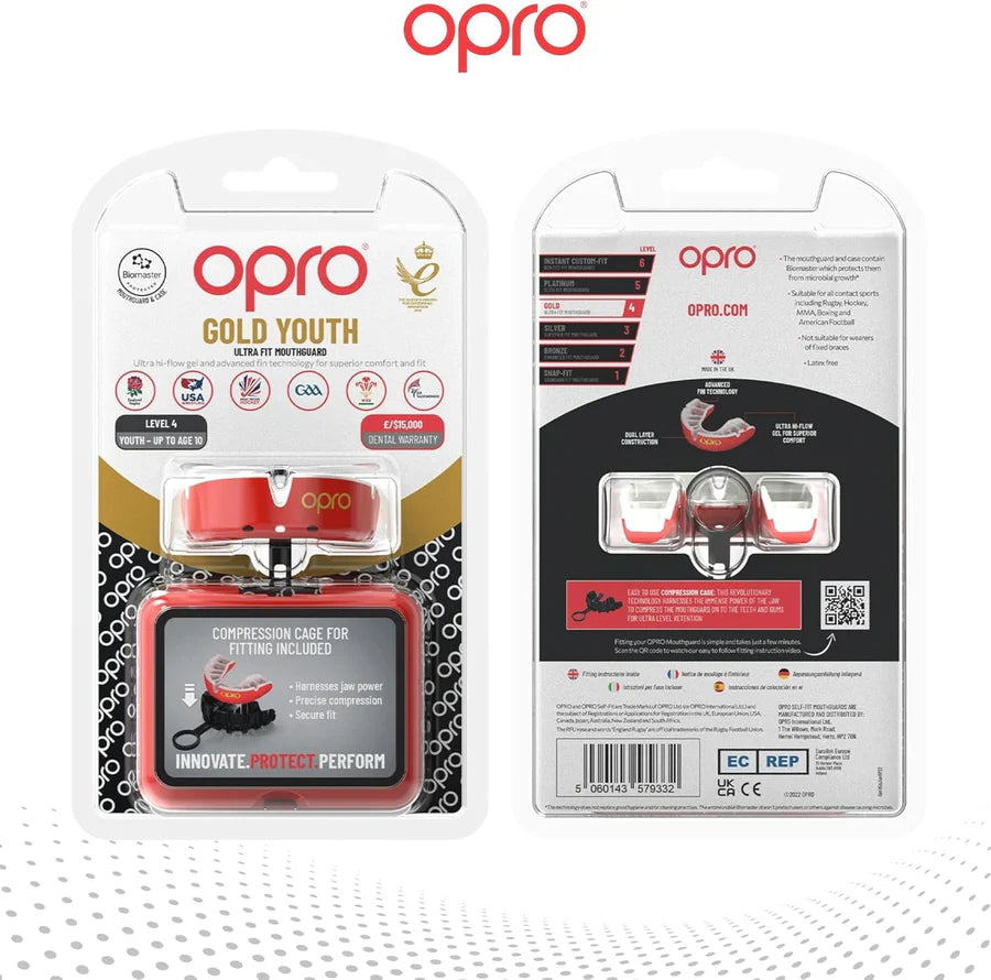 OPRO Zahnschutz Gold Level GEN5 - Rot