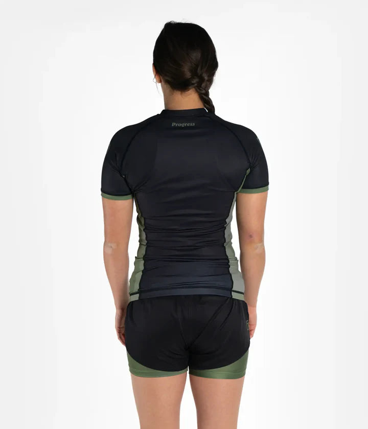 Rashguard noir pour femme Progress Academy +