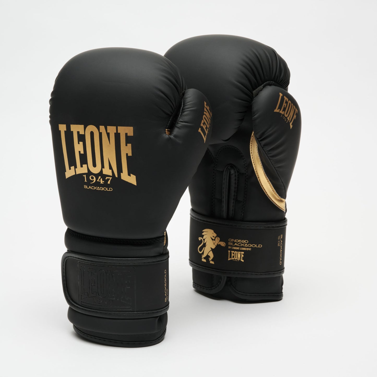 LEONE Boxhandschuhe Schwarz & Gold