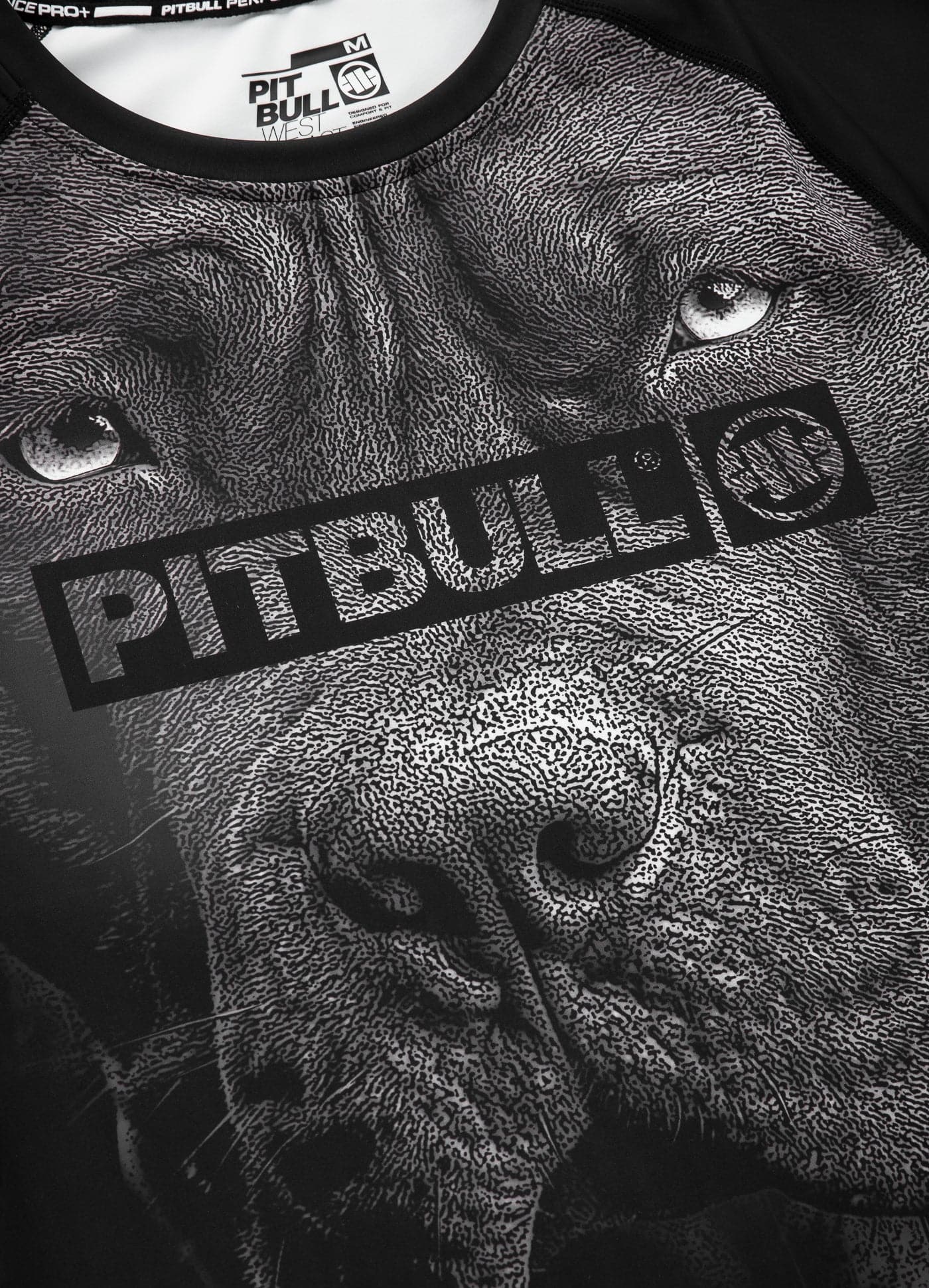 PITBULL BORN 1989 : Rashguard noir