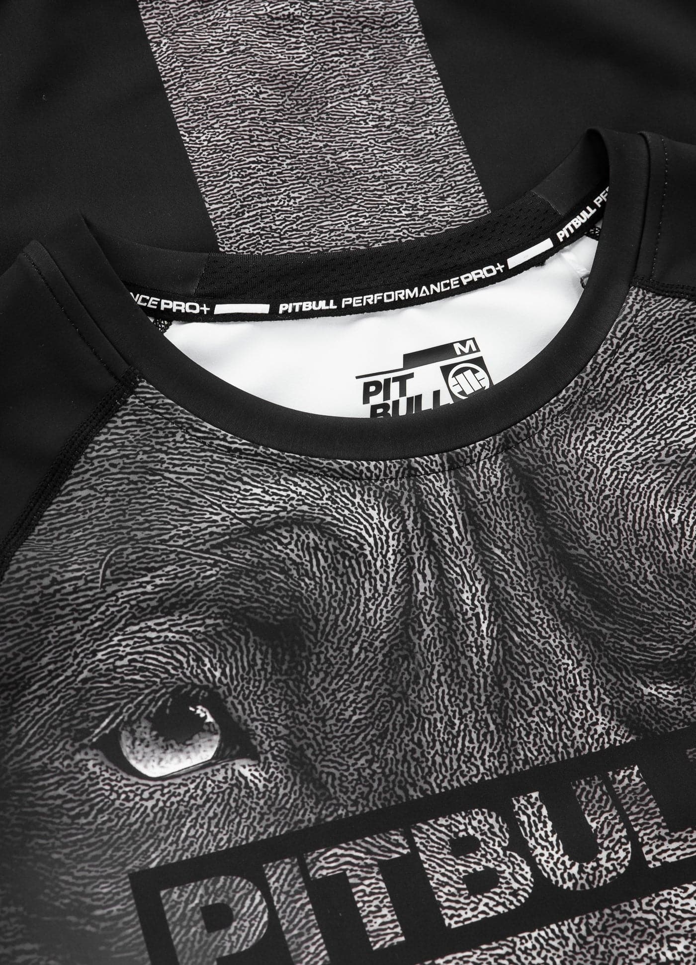 PITBULL BORN 1989 : Rashguard noir