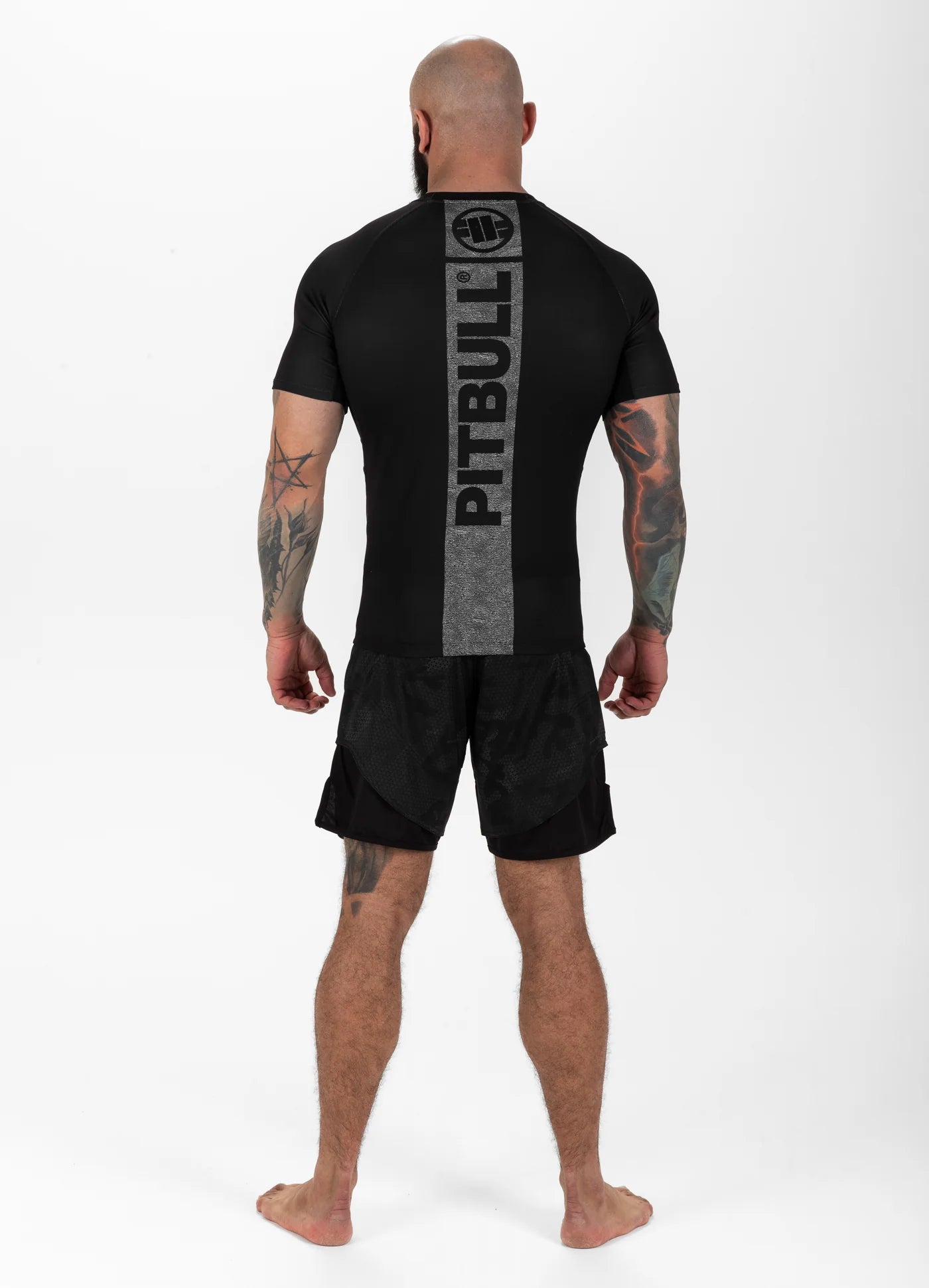 PITBULL BORN 1989 : Rashguard noir