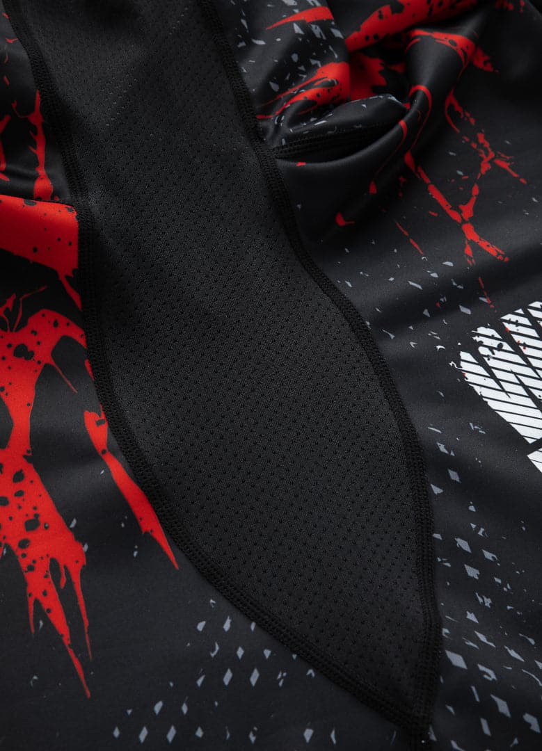 PITBULL BLOOD DOG 2 Rashguard noir à manches longues
