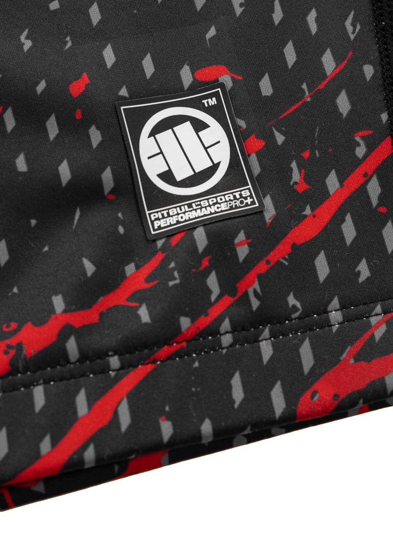 PITBULL BLOOD DOG 2 Rashguard noir à manches longues