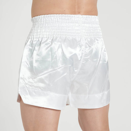 Leone x Iuter Combat Shorts - Weiss - FIGHTWEAR