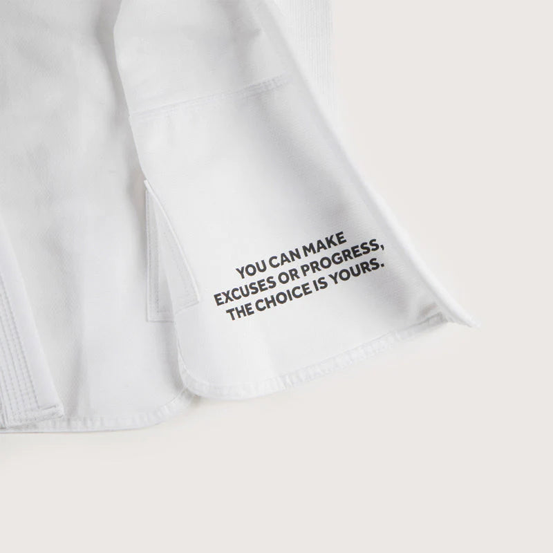 Progress JiuJitsu The Academy Gi - Weiss (mit GRATIS Weissgürtel) - FIGHTWEAR