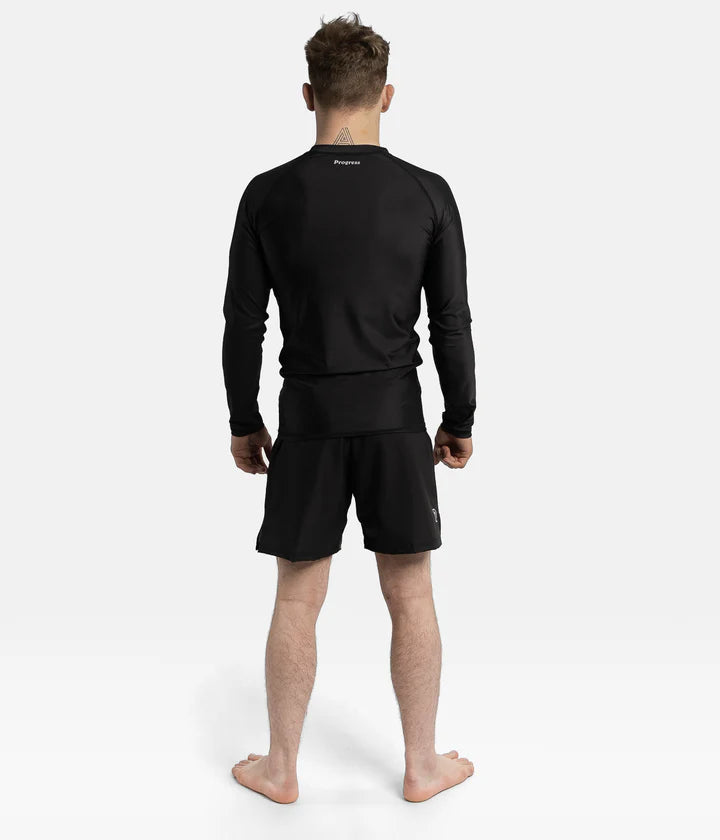 Rashguard à manches longues Progress Academy - Noir