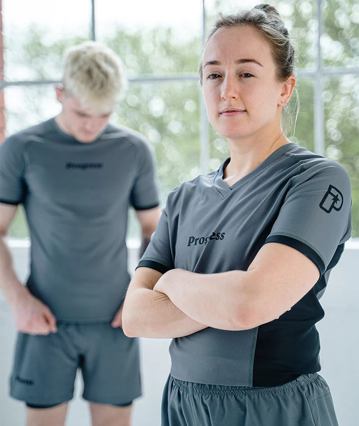 Progress Academy+ Women's Rashguard - Grau