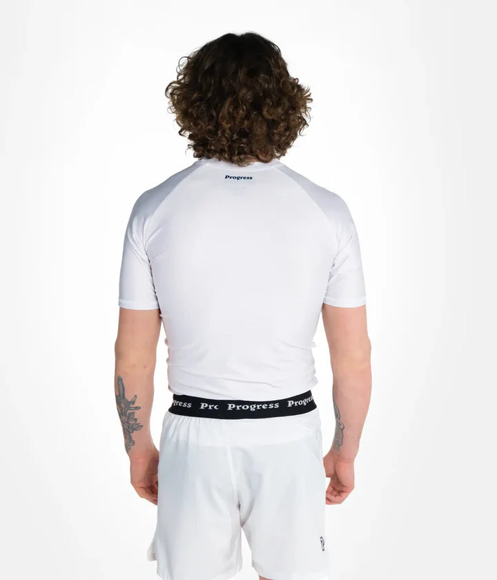 Rashguard Progress Academy - Blanc