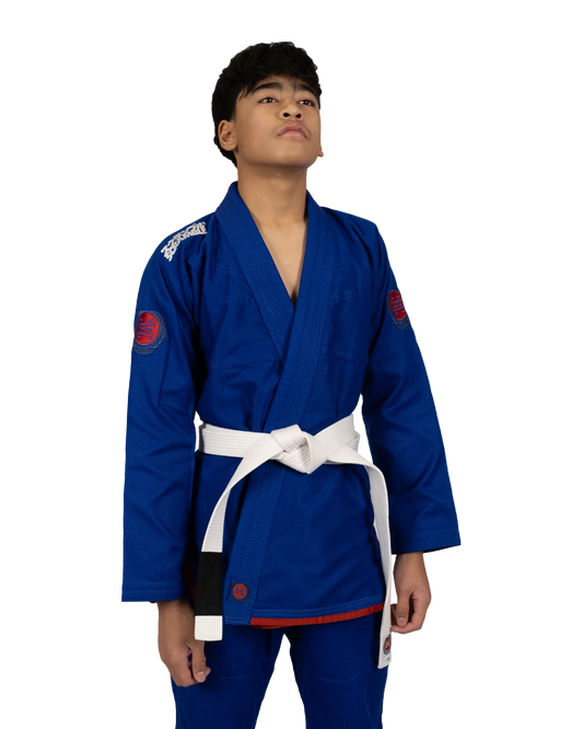 Scramble Athlete Gi Kids - Comp Blau