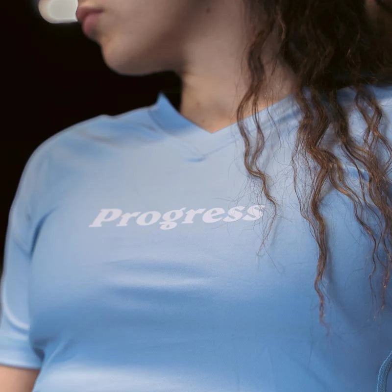Rashguard Femme Progress Academy+ - Bleu Ciel
