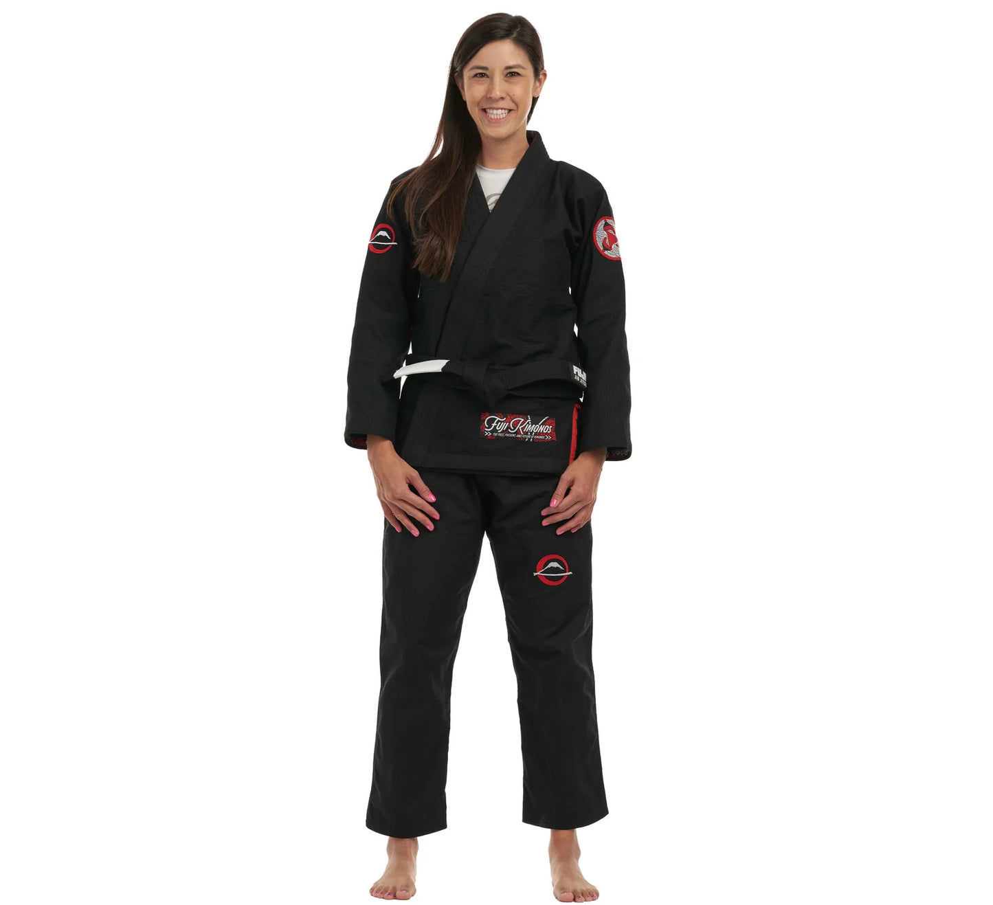 FUJI Suparaito Womens BJJ Gi Crane Edition - Schwarz