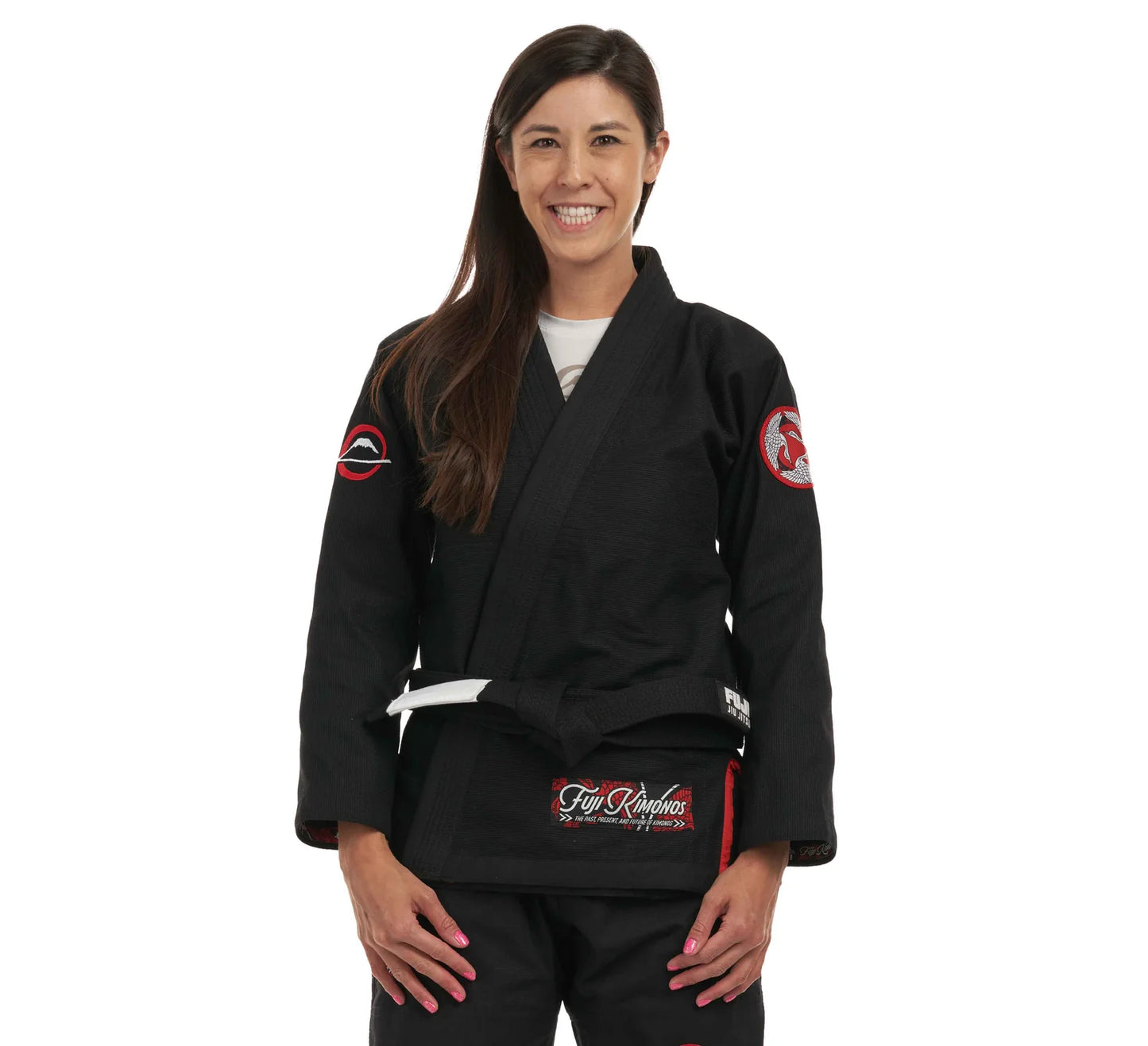FUJI Suparaito Womens BJJ Gi Crane Edition - Schwarz