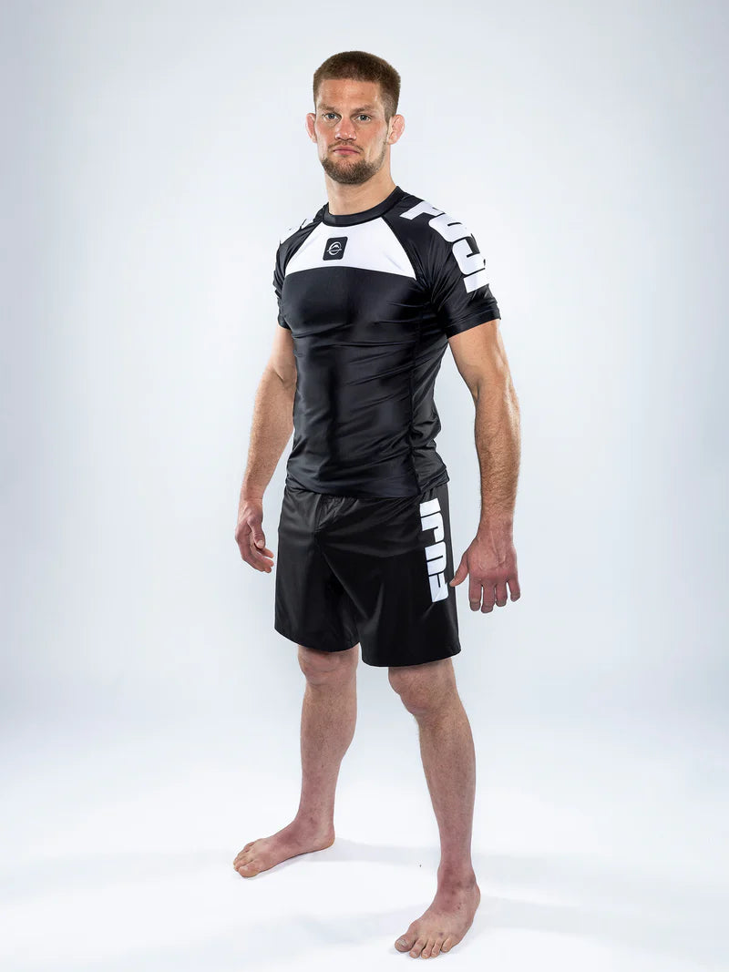 FUJI Competition Ranked Rashguard - Schwarz