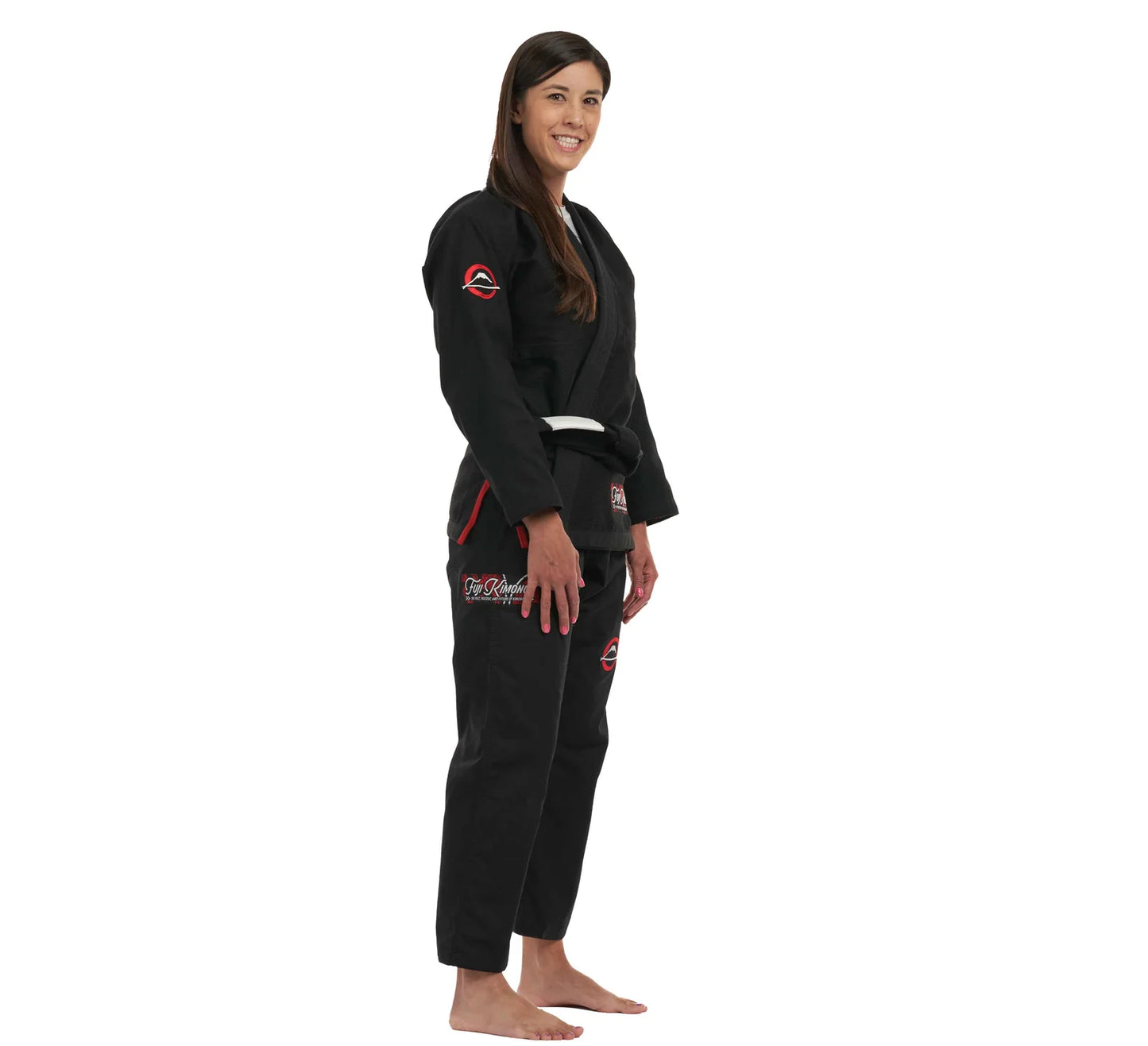 FUJI Suparaito Womens BJJ Gi Crane Edition - Schwarz