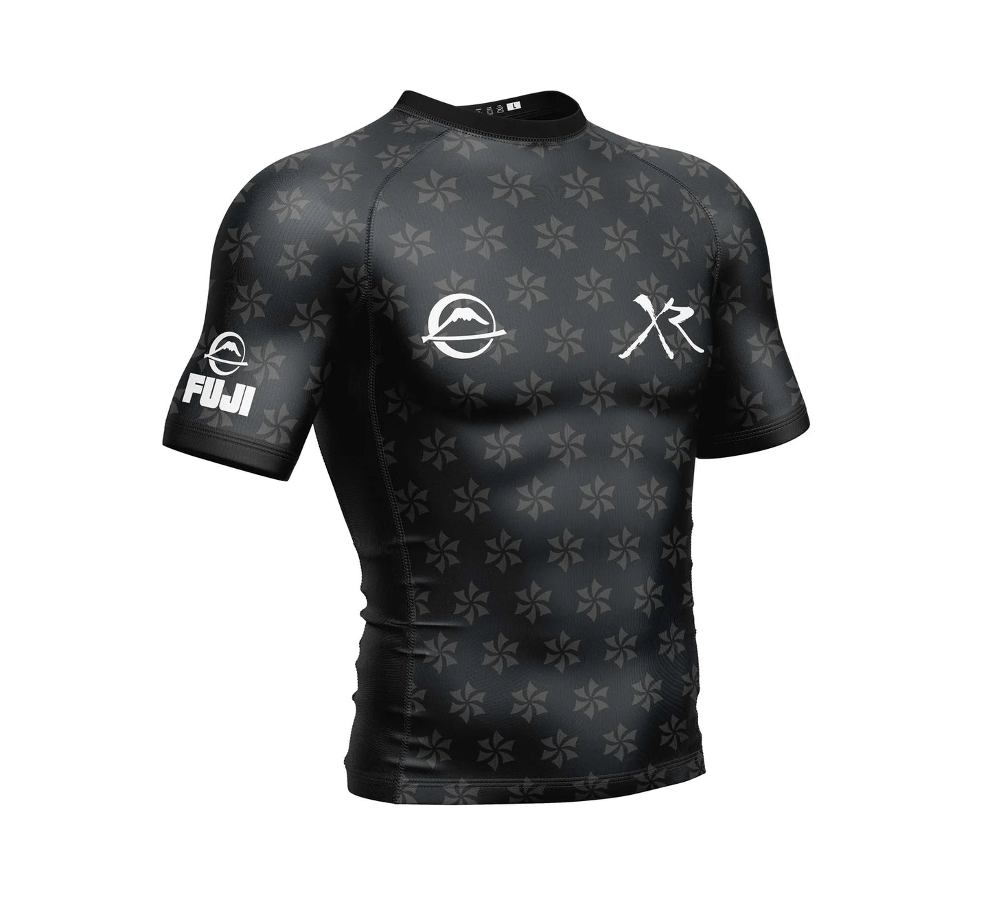 Rashguard à manches courtes FUJI Xande Comp - Noir