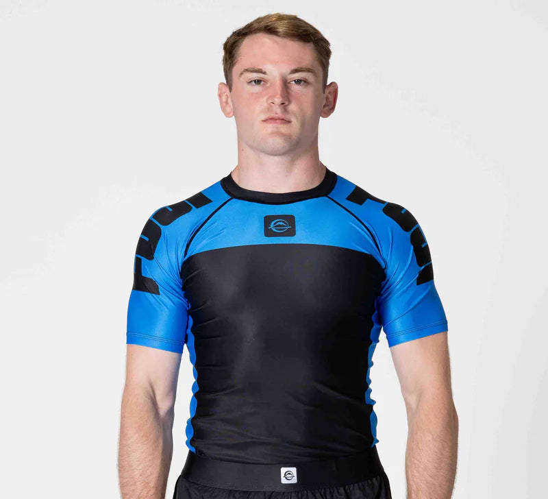 FUJI Competition Ranked Rashguard - Blau