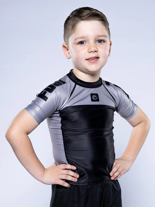 Fuji Kids Competition Ranked Rashguard - Grau - FIGHTWEAR