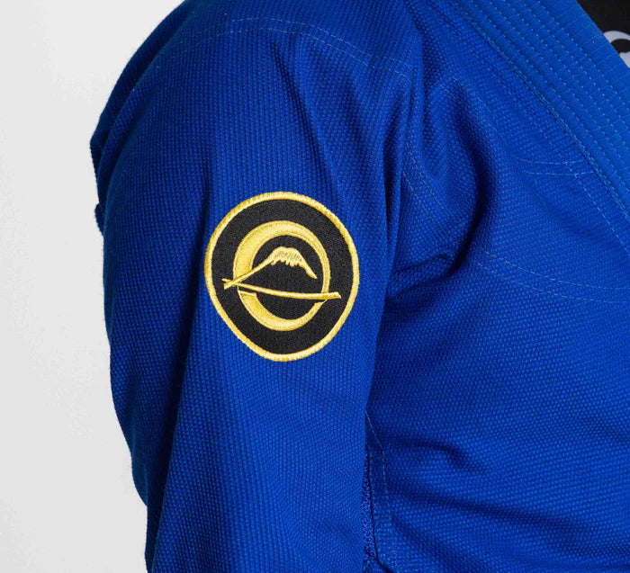 FUJI Womens Flow-Tech BJJ Gi - Blau/Gold