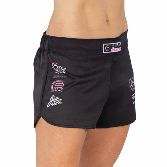FUJI XTR Extreme Womens Grappling Fight Shorts - Rosa