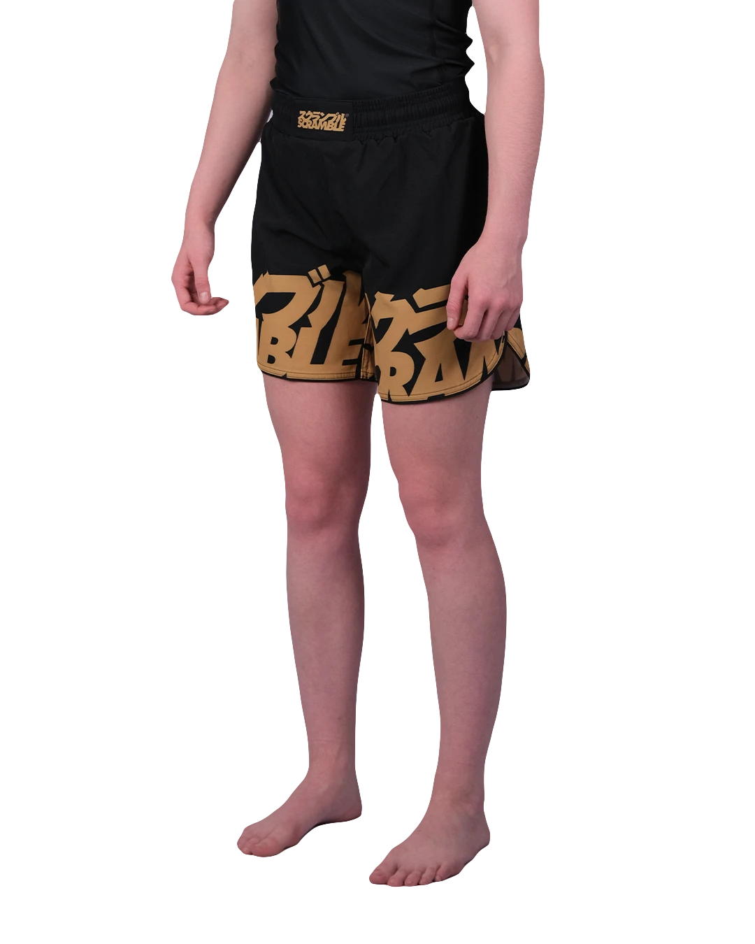 Short Scramble Baka pour enfant – Noir/Or