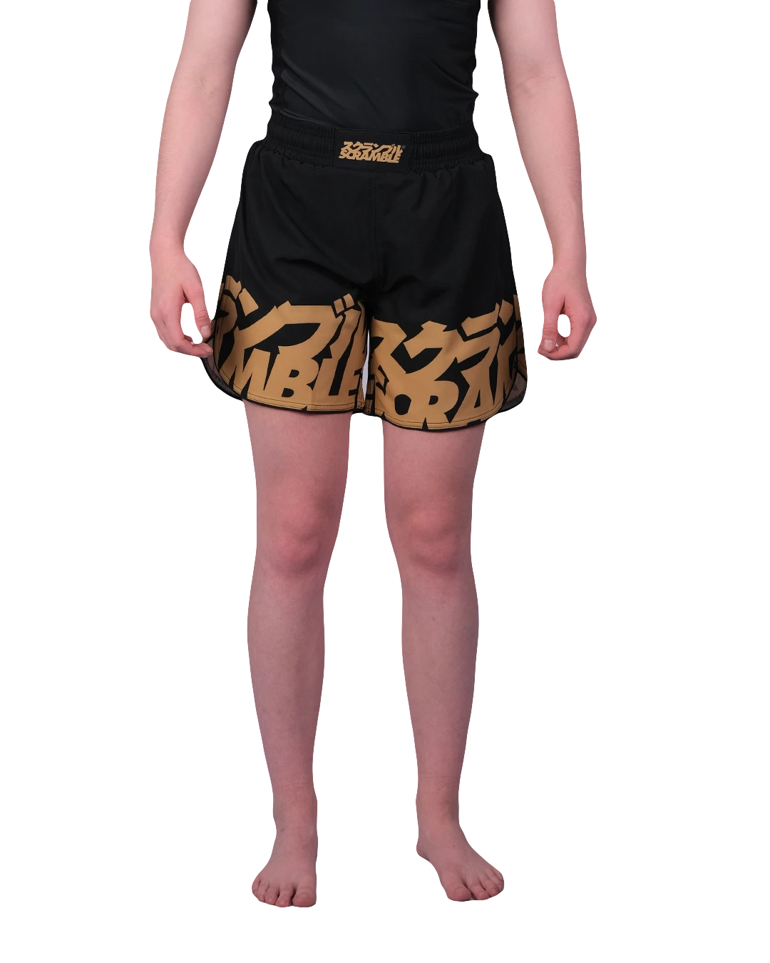 Short Scramble Baka pour enfant – Noir/Or