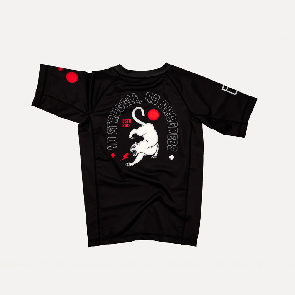 Progress Kids Panther Rashguard - Schwarz