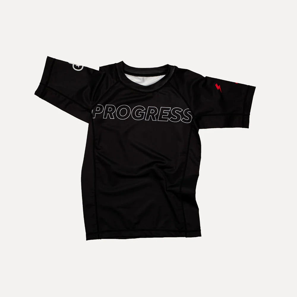 Progress Kids Panther Rashguard - Schwarz