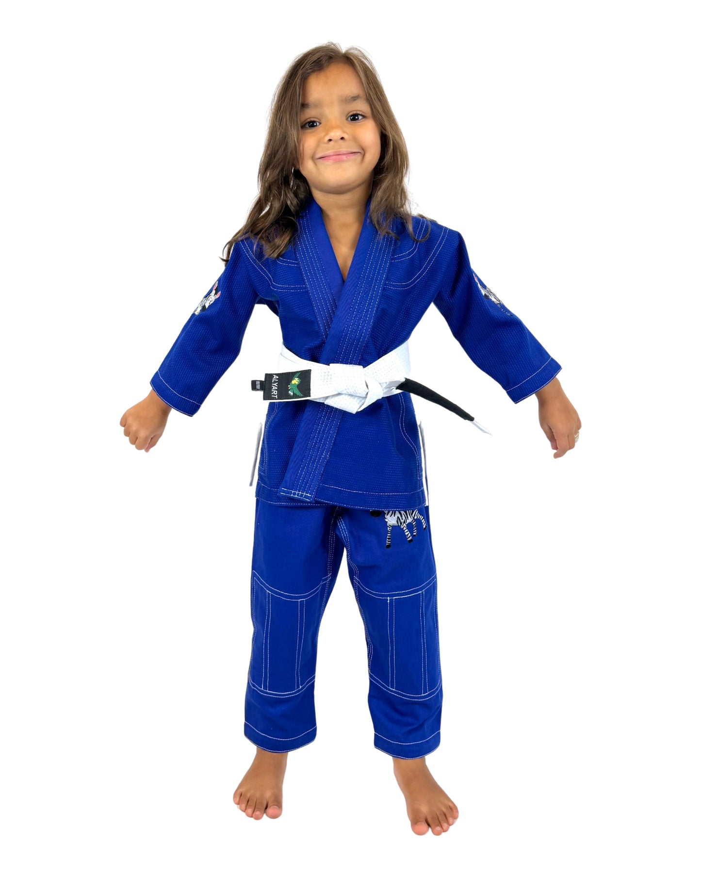 ALYART Kids Zebra Jiu Jitsu Gi