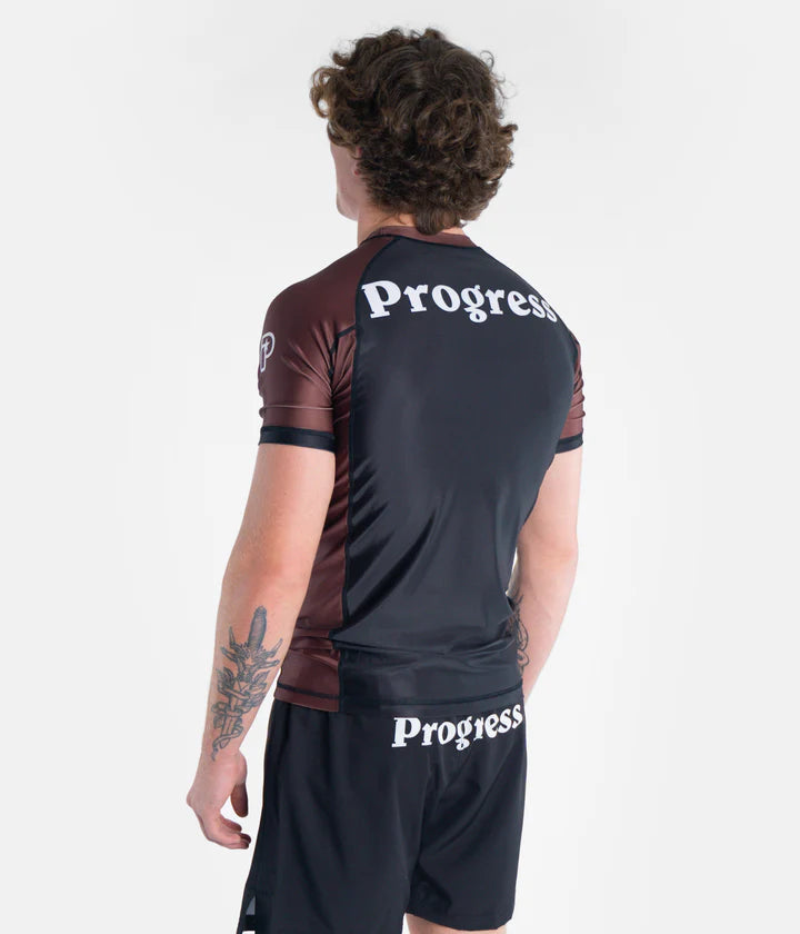Rashguard Progress Vasco Classé - Marron