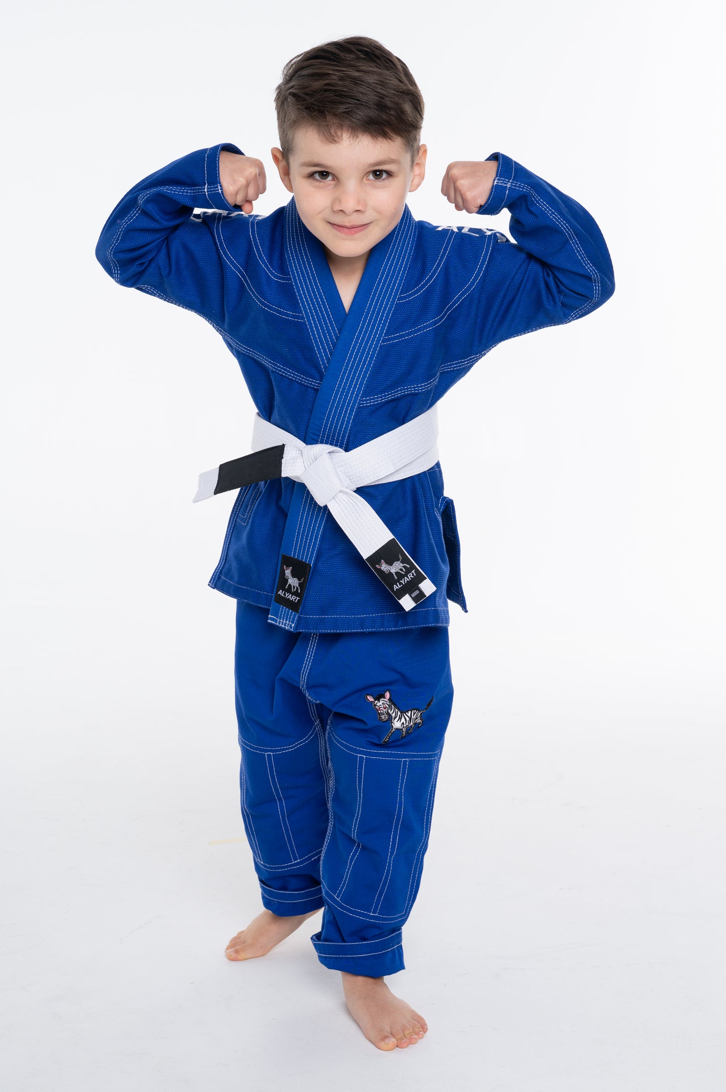 ALYART Kids Zebra Jiu Jitsu Gi
