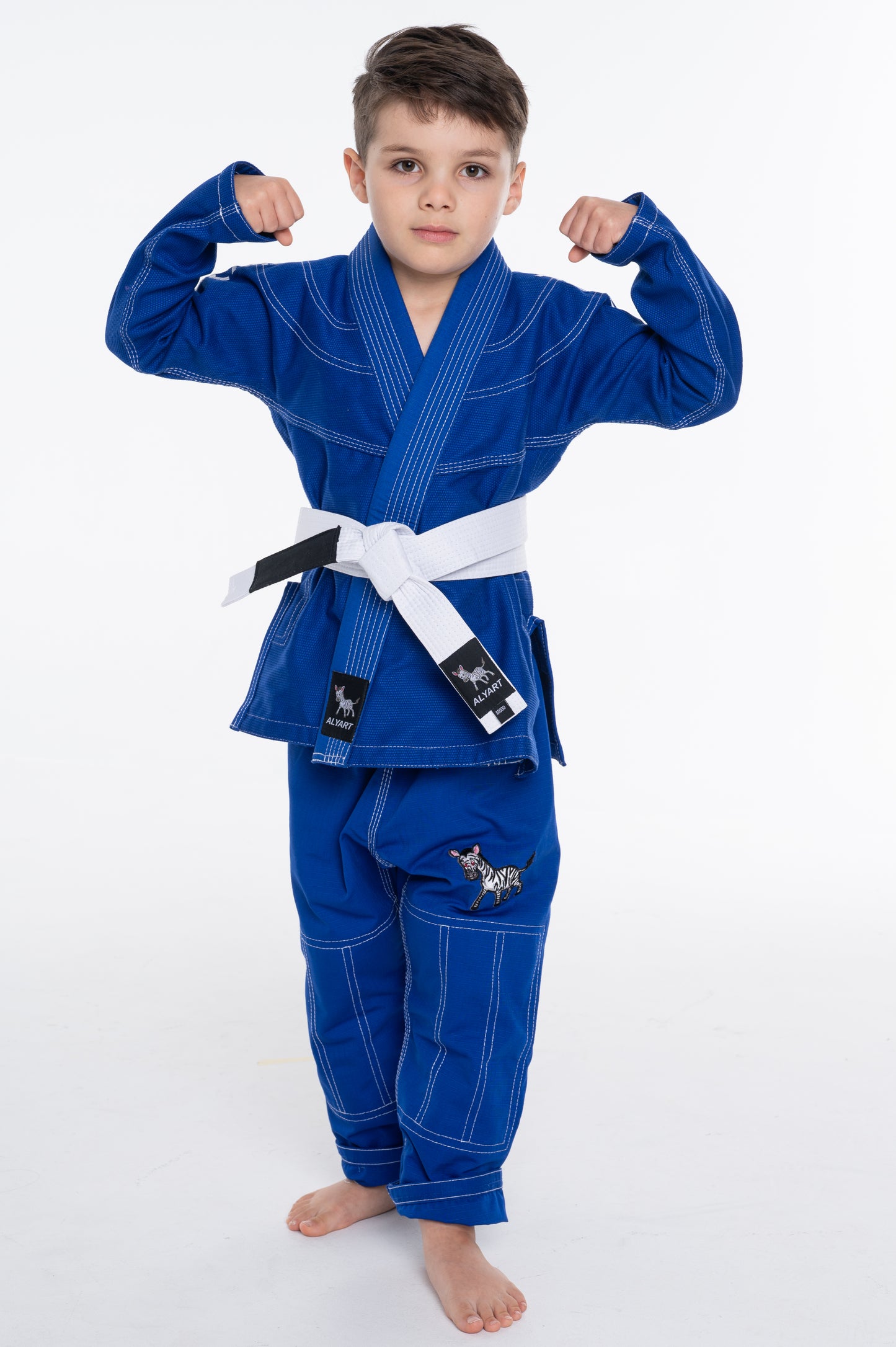 ALYART Kids Zebra Jiu Jitsu Gi