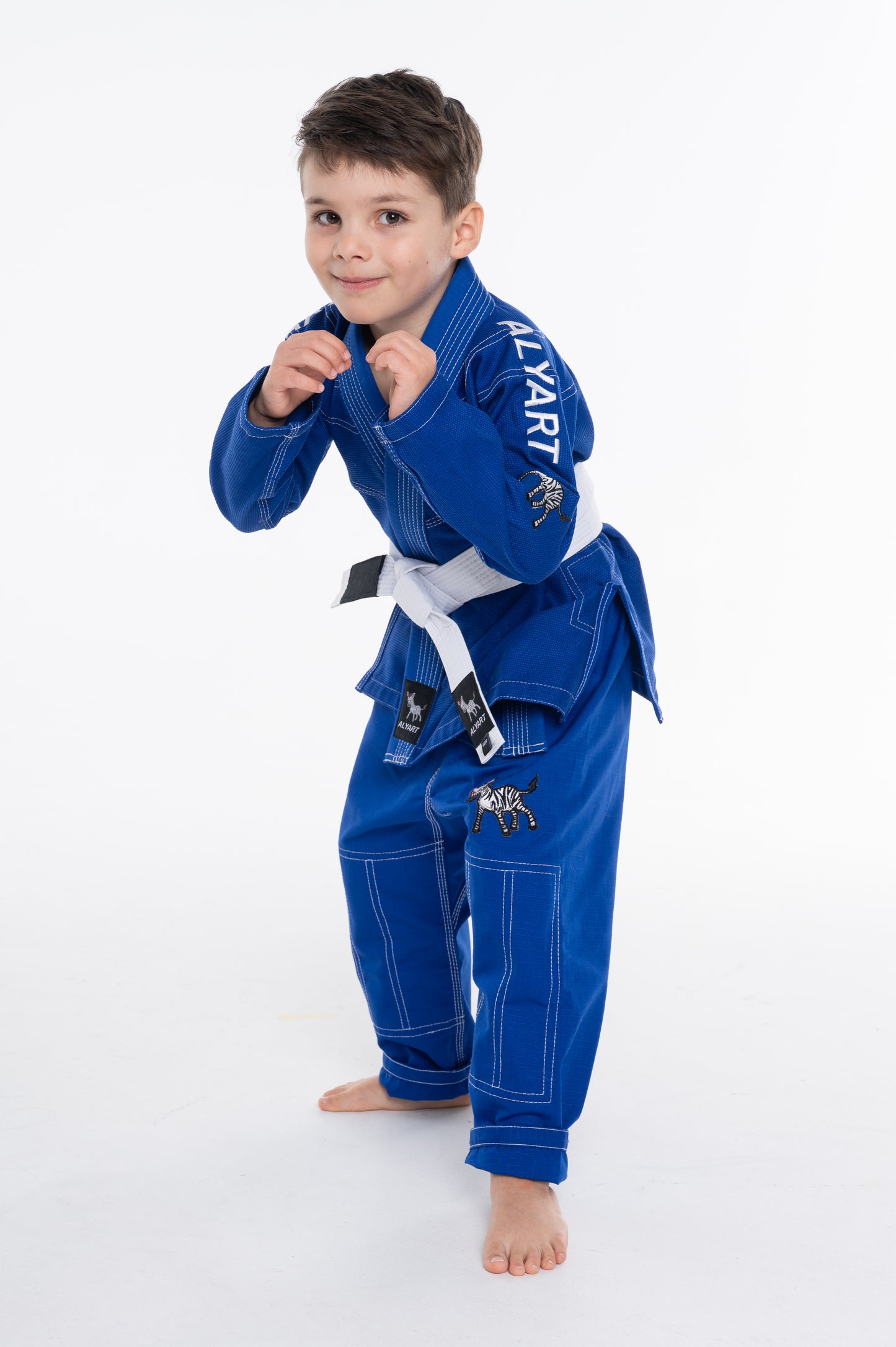 ALYART Kids Zebra Jiu Jitsu Gi