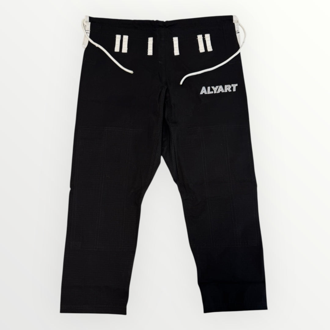 ALYART V2 Jiu Jitsu Gi - Kanji Edition in Deep Black