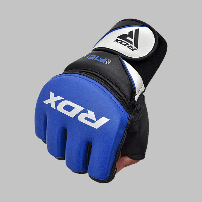 RDX F12 MMA Trainingshandschuhe & Grappling - Blau