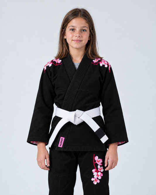 FW Sakura Kids BJJ Gi - Schwarz