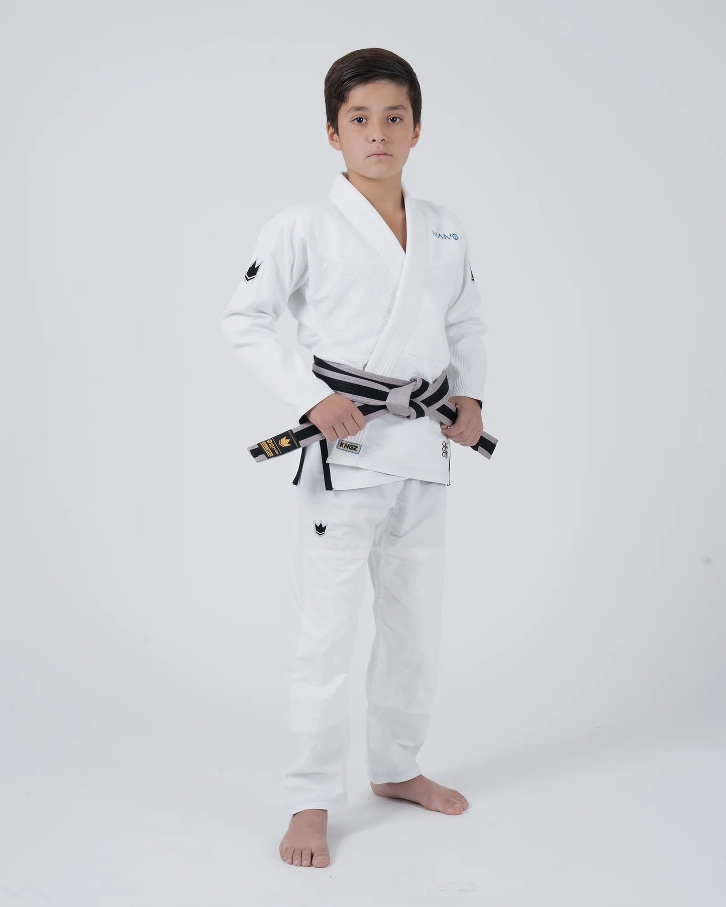 Kingz Nano 3.0 Youth Jiu Jitsu Gi - Weiss