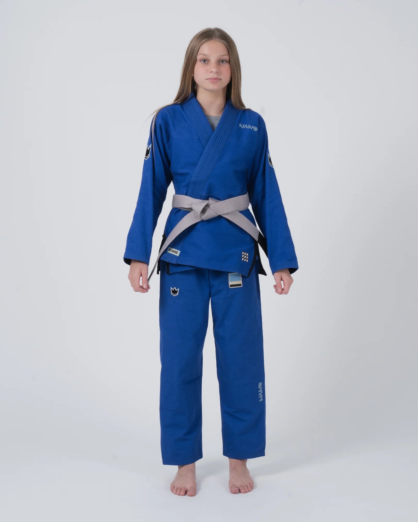 Kingz Nano 3.0 Youth Jiu Jitsu Gi - Blau
