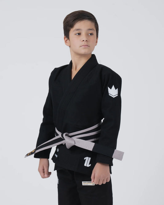 Kingz The ONE V2 Kids BJJ Gi - Schwarz