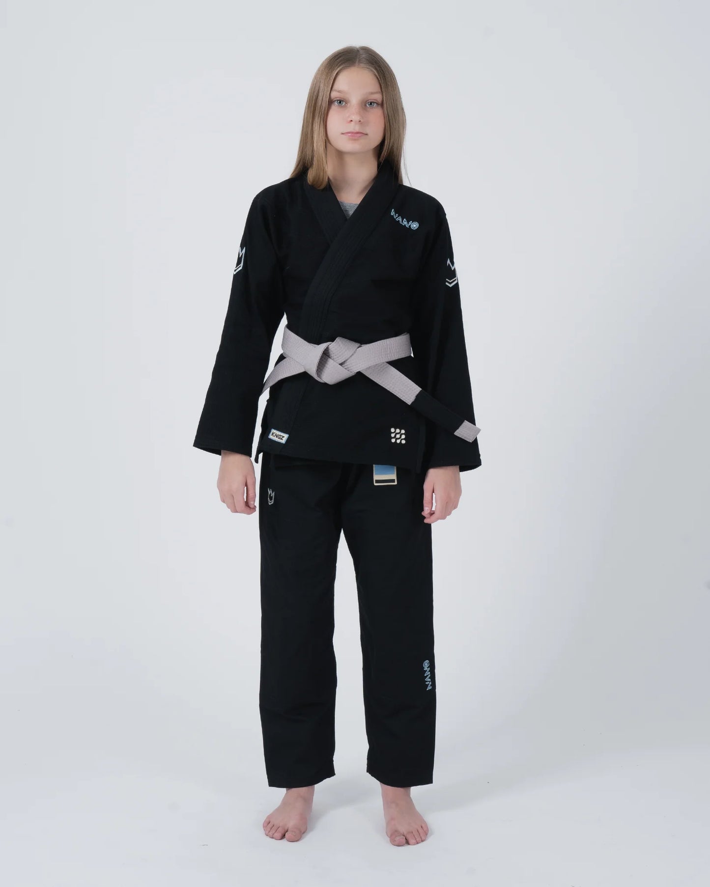 Kingz Nano 3.0 Youth Jiu Jitsu Gi - Schwarz